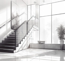 Стеклянные лестницы – смелое и элегантное решение в интерьере